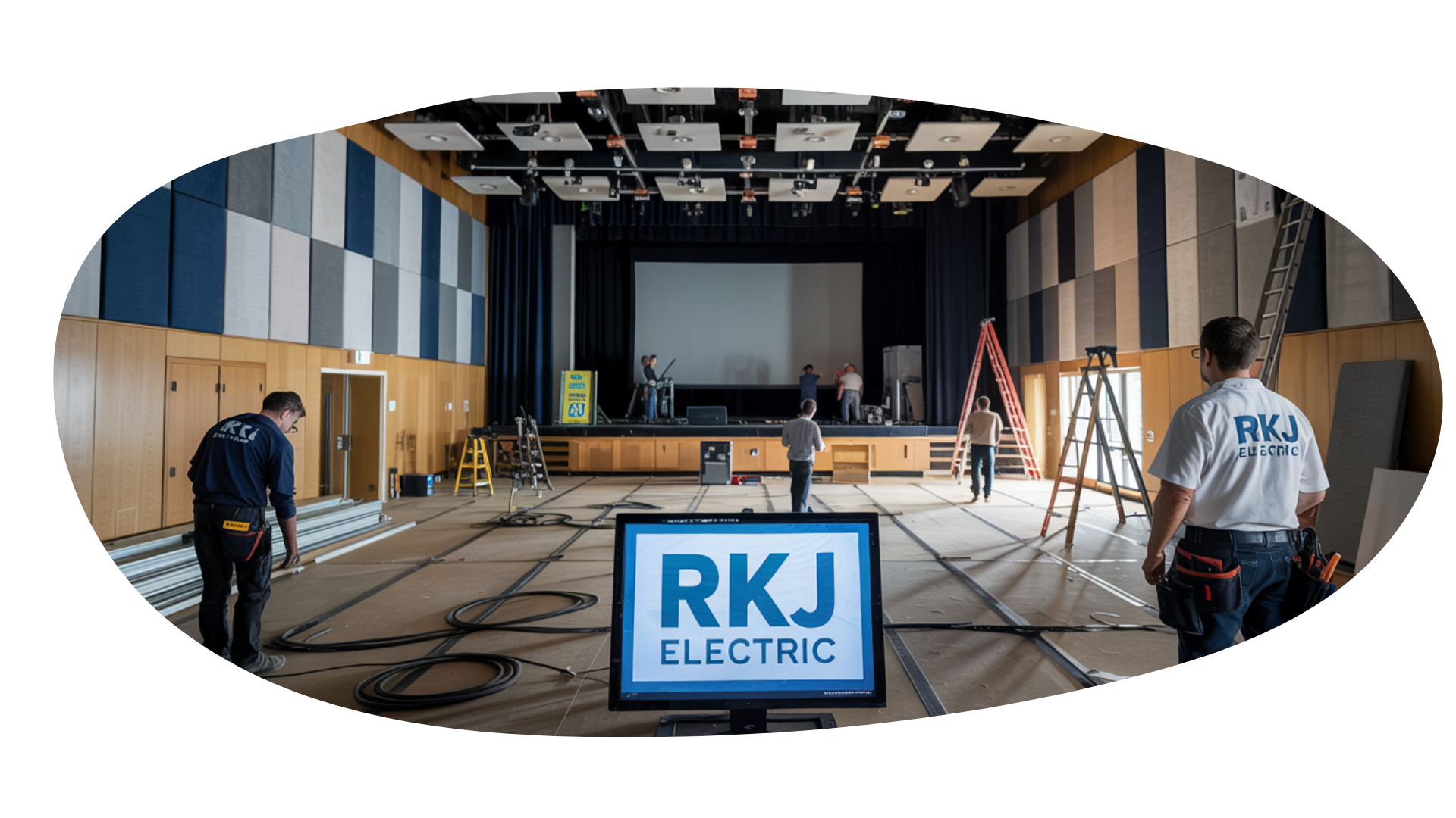 RKJ Electric's modern multi-state operations in AV, CCTV, acoustic and lighting projects